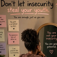 BEING INSECURE IS SUCH A WASTE OF YOUTH