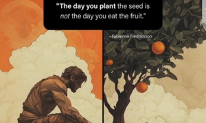 Seed That Grow With Time, And Hard Work.