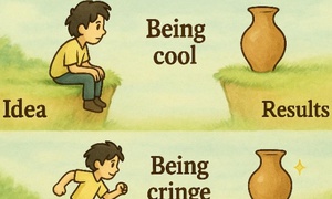 Everything You Want In Life is In-between Cringe