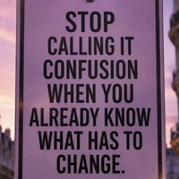 YOU'RE NOT CONFUSED