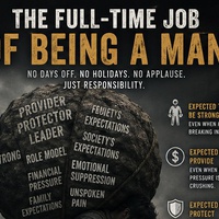 The Full Time Job Of Being a Man.