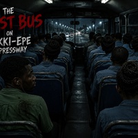 The last bus on the Lekki-epe expressway.