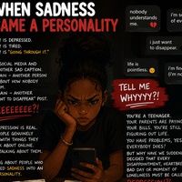 TELL ME WHY YOU'RE DEPRESSED 😒