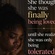 SHE THOUGHT SHE WAS FINALLY BEING LOVED… UNTIL SHE REALIZED SHE WAS ONLY BEING TOLERATED.