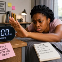 The girl who always late⌚⏱️