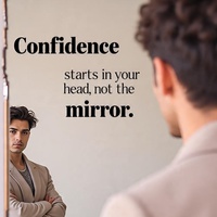 CONFIDENCE STARTS IN YOUR HEAD, NOT YOUR MIRROR