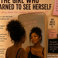 THE GIRL WHO LEARNED TO SEE HERSELF 🌷