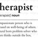 Therapist