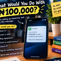 What will u do if 100k enters your account?
