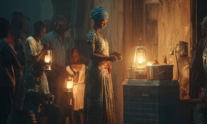 The generator and the light