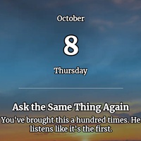 ASK THE SAME THING AGAIN.