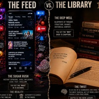 The Library and the Feed