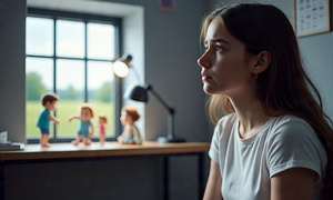 Colour In Gray Depth: Hope In Sadness