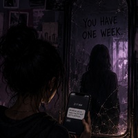 THE GIRL WHO RECEIVED A TEXT FROM HER FUTURE SELF CHAPTER FOUR — THE STRANGER AT THE DOOR