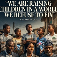 WE ARE RAISING CHILDREN IN A WORLD WE REFUSE TO FIX