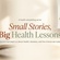 Small stories,big health lessons (episode 1)