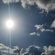The blue sky