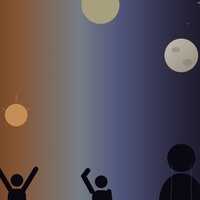 In the morning, See you at noon, rest/wail at night