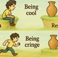 Everything You Want In Life is In-between Cringe