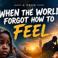 WHEN THE WORLD FORGOT HOW TO FEEL