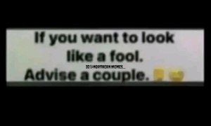 Dem No Dey Advice Person Wey Dey In Love 😑