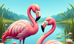 WHEN LIFE KNOCK FLAMINGO DOWN (anthropomorphic fiction)