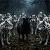 A SHEEP AMONG WOLVES