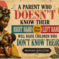 A Parent Who Doesn't Know Their Right Hand From Their Left Will Raise Children Who Don't Know Theirs