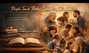 People Teach Better Lessons Than Books.