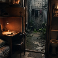 A Room Of Slim Backyard