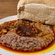 Bread and beans.