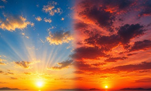 SUNRISE VS SUNSET