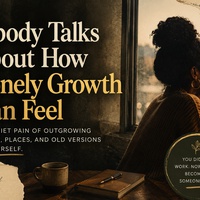 Nobody Talks About How Lonely Growth Can Feel