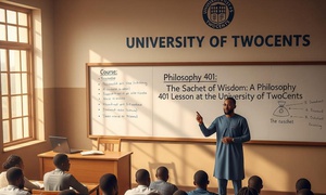 The Sachet of Wisdom: A Philosophy 401 Lesson at the University of TwoCents
