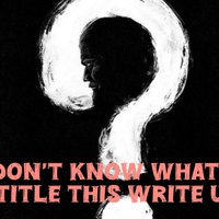 I Don't Know What To Title This Write-up.