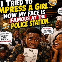 I TRIED TO IMPRESS A GIRL... NOW MY FACE IS FAMOUS AT THE POLICE STATION.