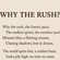 Why the rush?