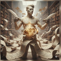 The Writer's Manuscript: Man In Script.