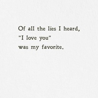I thought it was love