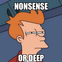 THE “NONSENSE” IS THE POINT; maybe.