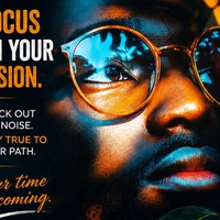 STAY FOCUSED ON YOUR OWN JOURNEY.