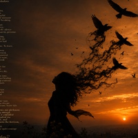 WHEN MY SHADOWS GREW WINGS.