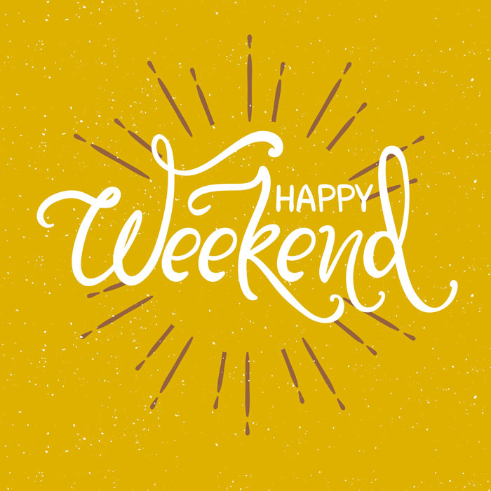 Enjoy the remainder of the weekend!